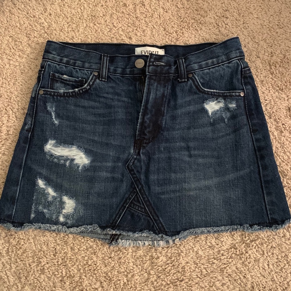 EVIDNT Jean Skirt Size 25